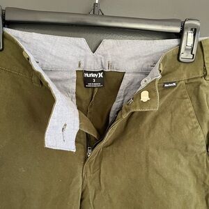 Hurley Olive Green Women's Chino Pants